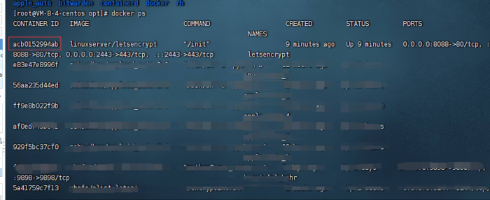 命令行使用docker安装Let’s Encrypt和Bitwarden（docker中改名Vaultwarden）-小金同学
